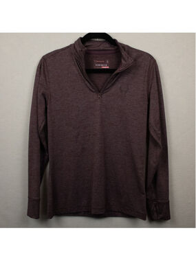 Badlands Every Wear purple 1/4 zip sweater-S